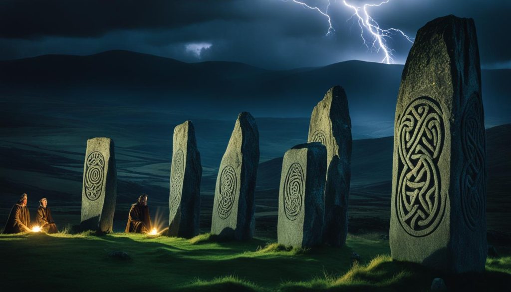 Celtic beliefs about lightning