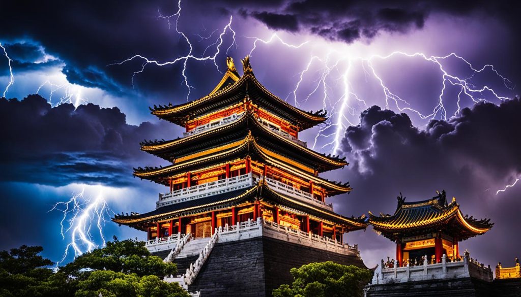 lightning symbolism in Chinese mythology